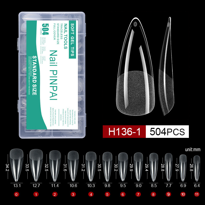 504PCS semi-frosted 01#
