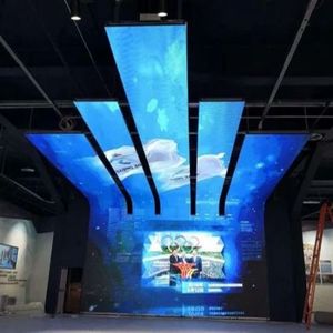 P2 P3 P4 Anpassbarer kreativer F-Bogen-LED-Tunnel Raumzeit tunnel Gebogene LED-Videowand Flexible weiche LED-Modul-Bildschirm anzeige - Product Image 3