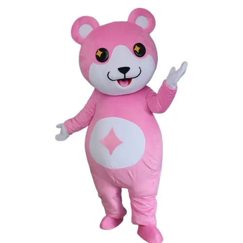 Divertente orsacchiotto mascotte Costume personalizzato cartone animato orso peluche mascotte Cosplay vestito per adulti