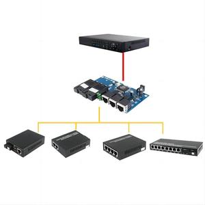 Fiber optik A/B anahtarlama paneli 5 Port 100Mbps SC Fiber optik dönüştürücü ağ ethernet anahtarı Fiber optik alıcı-verici - Product Image 4