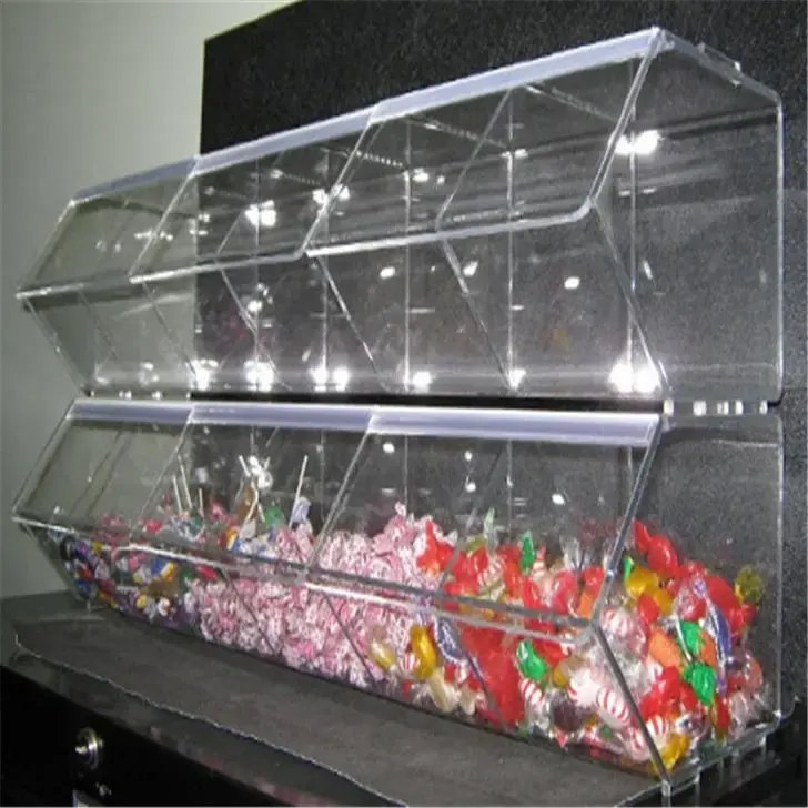 Прозрачный кубический Акриловый Витринный ящик для конфет ручной работы с магазином для хранения