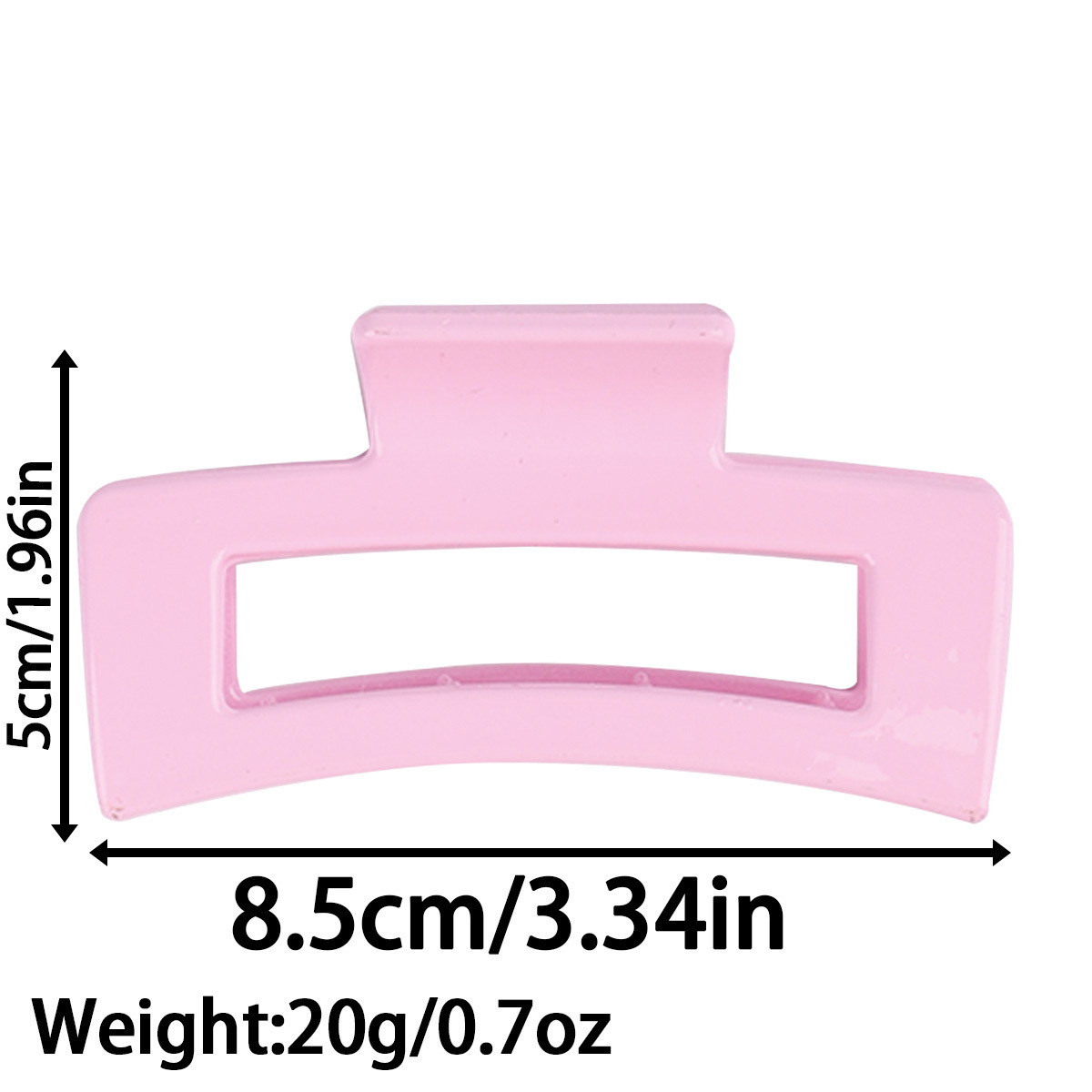 Barbie pink square clip