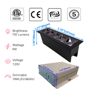 ETL5 Cell 15W 1200lm CRI90+ Lumenline Recessed Led air Tight Architectural Recic Rated Polaris Recessed <strong>Light</strong> Led - Product Image 2