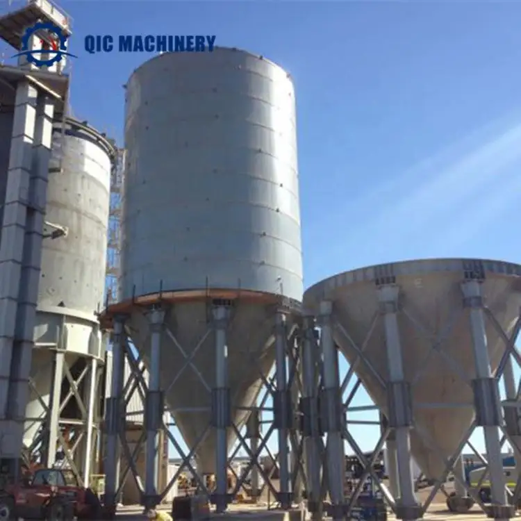 Silo de acero de grano de arroz de maíz de almacenamiento usado de granja QIC en venta semilla de maíz trigo 1000T Precio de silo de almacenamiento