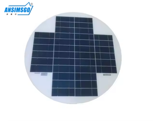 Hiệu quả cao ứng dụng phẳng tròn không khung bảng điều khiển năng lượng mặt trời 3.7V 5V 12V 5W 10W 12W 15W 20W 30W 50W cho cảm biến từ xa - Product Image 2