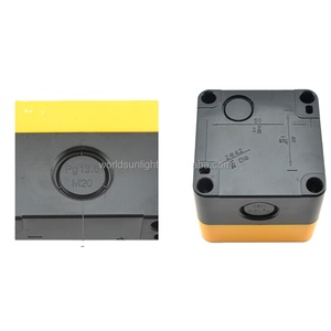 IP65 XLB-1A-YB 1 Loch gelber wasserdichter Druckknopf-Schalt kasten aus Kunststoff - Product Image 3