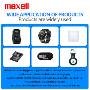 MAXELL ML2016 akıllı cihazlar için uygun şarj edilebilir 3V düğme hücre PLC endüstriyel controlbattery pil - Product Image 3
