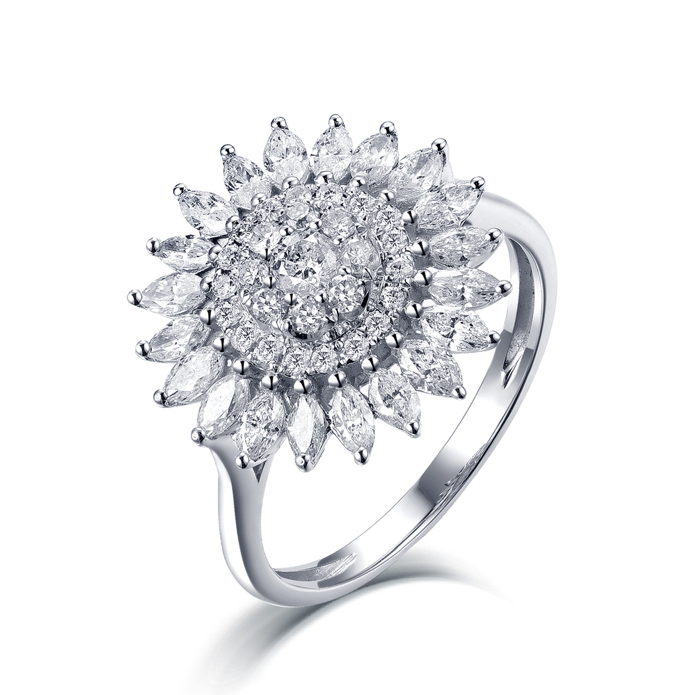 9K white gold/yellow gold/rose gold