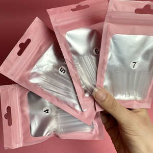 XXXL XXL ไม่มี C เคล็ดลับเล็บโค้งโลงศพเติมขนาด 4 5 6 7 ตรงเรียว Stiletto ใสครึ่งฝาครอบ XL เคล็ดลับเล็บสแควร์เติม - Product Image 6