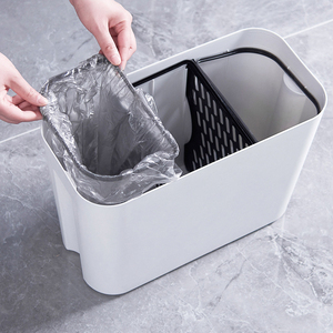 Bote de basura de plástico emergente, separación de 3 contenedores, clasificación pop-up, gran oferta - Product Image 6