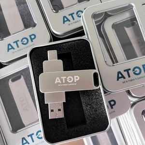 Customized Metal USB 3.2 <strong>Flash</strong> <strong>Memory</strong> Sticks High Speed <strong>Type</strong> C Pen Thumb Drives for Mobile Phone Tablet PC Laptops - Product Image 5