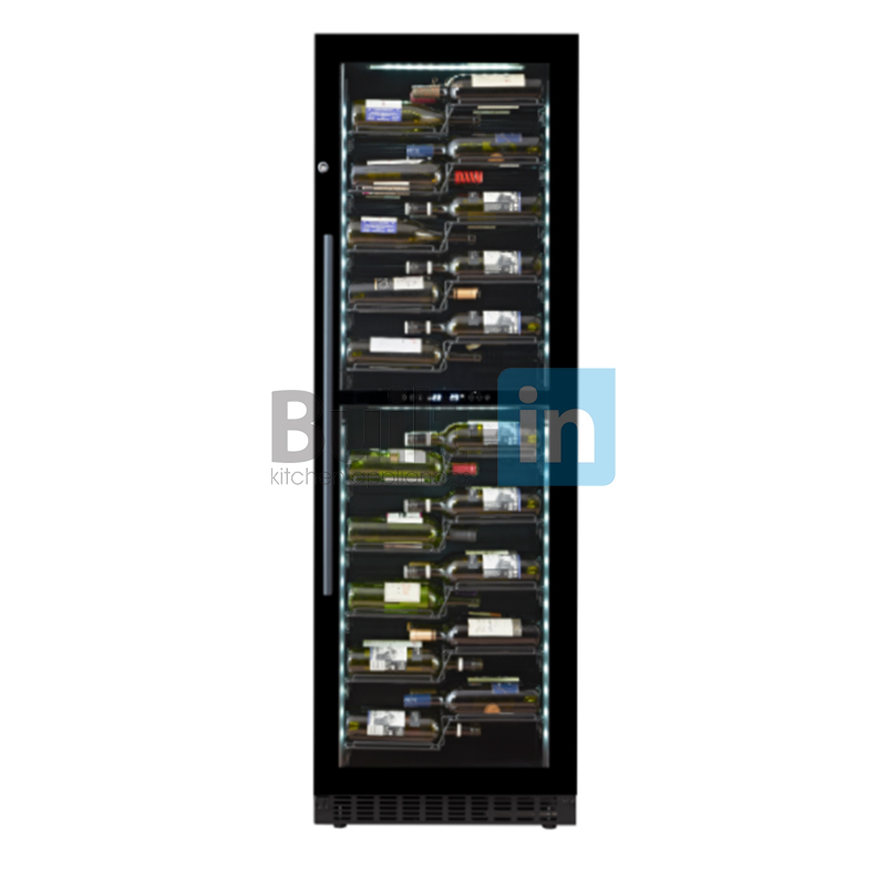 Built-in or Free Standing 116 Bottles Dual Zone Wine Cooler