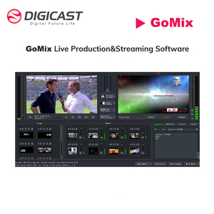 Apparecchiature di trasmissione IPTV DVB Dal Vivo di Produzione Software Multi canali In Streaming Video Switch Video A Matrice Matrice