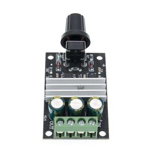 3A DC 6V 12V 24V 28V PWM DC Motor drehzahl regler mit einstellbarem Potentiometersc halter modul - Product Image 1
