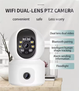 กล้องไร้สาย360ทิศทางการหมุน HD แบบไร้สายใช้ตรวจสอบที่บ้านเลนส์คู่ความละเอียด4K ขนาดเล็กสไตล์ NVR Tuya APP 4G เครือข่าย - Product Image 2