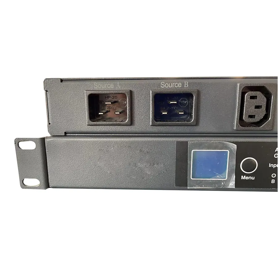 19 polegadas Rack Mount PDU transferência estática Switch Power Strip