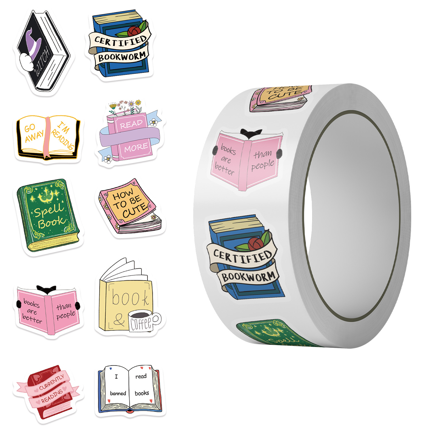 Jjt235bookish roll paste