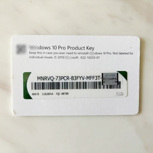 Venta al por mayor Win 10 Professional USB Drive Versión FPP Key Retail Box Licencia de por vida Activación en línea Sistema operativo Internet