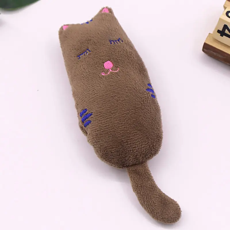 Thumb Expression Interactive Cat Toy Cotton Molar Cat Toys Interactive Bite-resistant Pet Toys Pet Product