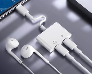 2ใน1 USB ดิจิตอล Type C ไปยัง Type C AUDIO + Type C อะแดปเตอร์หูฟังสำหรับ iPhone 15 Samsung Google phon - Product Image 2