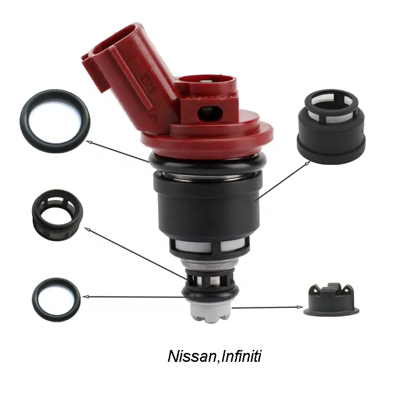 Kits de servicio de reparación de inyectores de combustible para Nissan Infiniti Subaru 16600-10Y00 16600-10Y01 16600-75T10 16600-53J00 FJ356