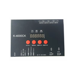 K-4000CK Vollfarb-Pixel-Controller mit SD-Karte 4096 Pixel SPI-Signal ausgang DMX512 Digital Controller für WS2812 Streifen licht - Product Image 1