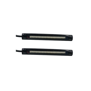 Kingshow 12V 2pc 10cmオートバイ照明システム24個スーパーブライト3528 LEDターンシグナルインジケータライト2pcストリップ - Product Image 1