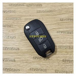 High Quality for Peugeot 3 Button Flip <strong>Remote</strong> Key Shell(VA2) Car Key Cover - Product Image 6