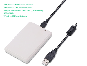 Yüksek kalite USB RFID UHF masaüstü okuyucu ve yazıcı Windows yazılımı ile - Product Image 4