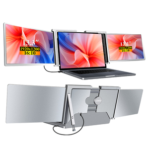 13,3-Zoll-Dreifachbild-Computermonitor 3-fach tragbare Doppel bildschirme für Laptops Tri Screen Extender S350 - Product Image 2