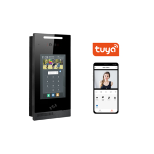 Intercomunicador Video <span class=keywords><strong>IP</strong></span> Poe Timbre Puerta Teléfono Multi Apartamento Sistema Smart Home Android Con cable y WiFi Intercomunicador Solución de seguridad - Product Image 1