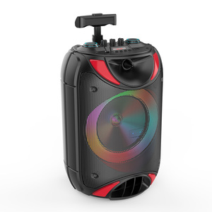 8-Inch Mini RGB Remote <strong>Control</strong> Karaoke Bass Speaker Best Factory Price for Outdoor TWS Party Luminous Color Audio <strong>Computer</strong> Use - Product Image 2