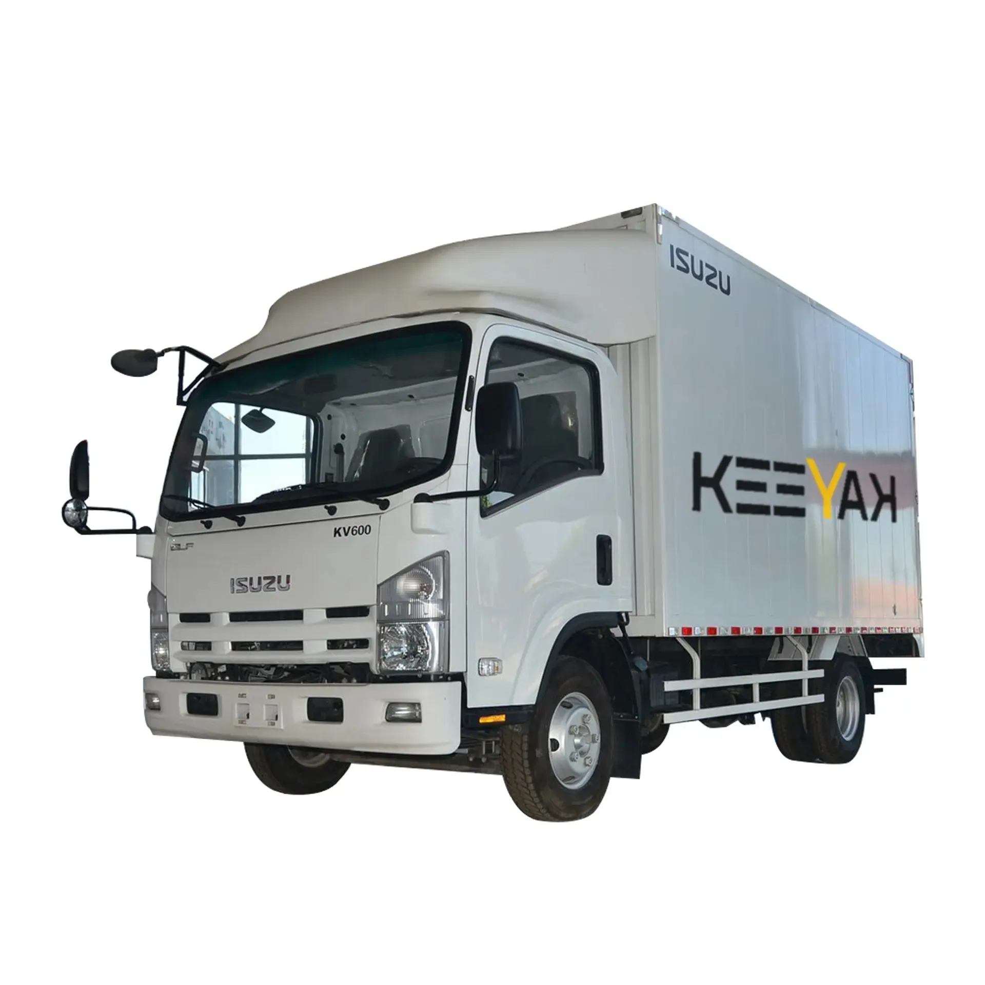 ISUZU piccolo furgone camion cargo 4x2 pneumatici 2.9 metro mini van con 7 passeggeri mini camion da carico per la vendita