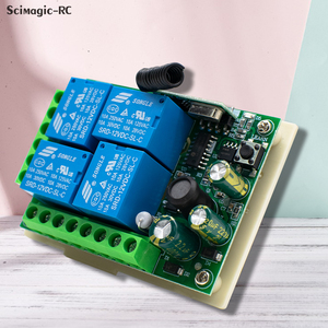 SMG-804 беспроводной Радиочастотный 433 пульт дистанционного управления AC 110 В 220 В 85-256 В 10A 4-канальный модуль переключения <span class=keywords><strong>RF</strong></span> 433 пульт дистанционного управления - Product Image 6