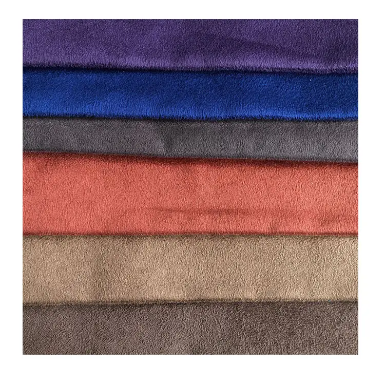 ShaoXing текстильная модная замшевая бархатная искусственная замшевая кожаная ткань для дивана