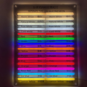 Yeni varış 2nd nesil 12V 6*9 8*10mm ayrılmış silikon Neon tüp için özel esnek Neon işareti ışıkları Led şerit - Product Image 3