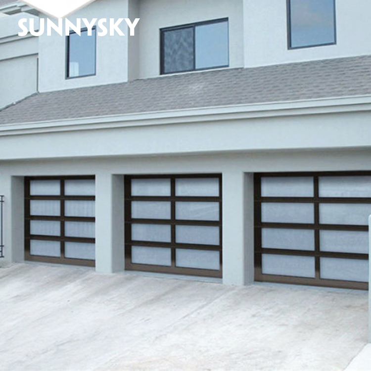 Customized frosted insulated garage door for good price