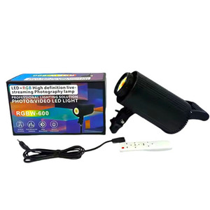 Taşınabilir RGB LED dolgu ışığı uzaktan kumanda plastik YouTube TikTok akışı için fotoğraf stüdyosu uyumlu telefon kamera - Product Image 1