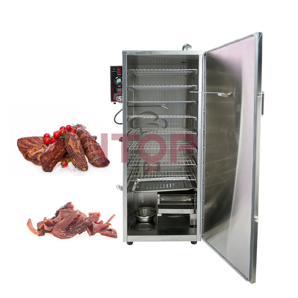 Máquina de secagem de peixes fumo 1000w, forno para fumar peixes com preço do fabricante 4 + 1 prateleira para fumo