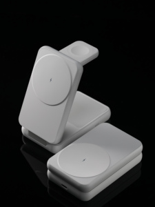 15W高速ワイヤレス充電器デスクトップ充電ステーション磁気出力3-in-1 Type-C PD機能1年保証 - Product Image 2