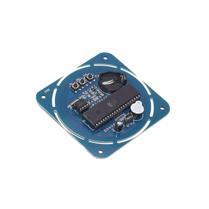 DS1302 Elektronisches DIY-Kit Kreatives Temperaturanzeige-Uhr modul mit rotierender LED für DIY-Wecker projekte - Product Image 5
