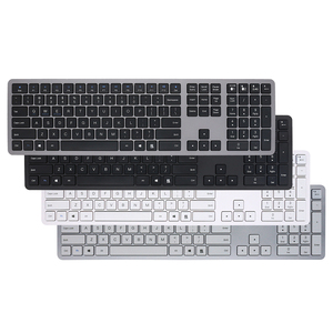 2.4G <strong>Bluetooth</strong> Dual Mode Cordless <strong>Keyboard</strong> Low Profile Full Size Quiet Wireless <strong>Keyboard</strong> for Computer Mac MacBook Laptop PC - Product Image 2