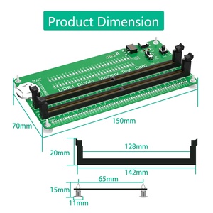 Probador de memoria DDR4, computadora de escritorio Tarjeta de prueba de memoria DDR4 con indicadores LED para computadora de escritorio Memoria DDR4 - Product Image 4