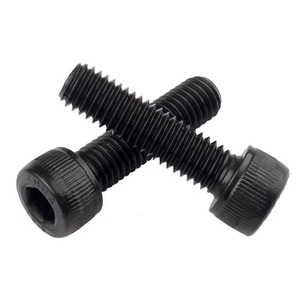Kafa Hex siyah oksit karbon çelik soket vidalar DIN912 modeli tam dişli Set vidalar inç ölçüm M2 2.5 M3 M4 M5 M6 - Product Image 3