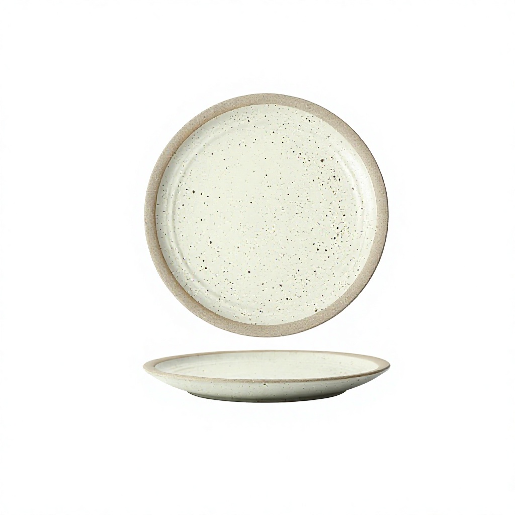 plato beige de 6 pulgadas