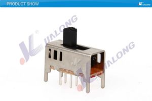 SS-23D01 0.3A 50vdc hot-bán thu nhỏ defond 8 posit Máy sấy tóc on off 3 Way Fan trượt thiết bị chuyển mạch - Product Image 3