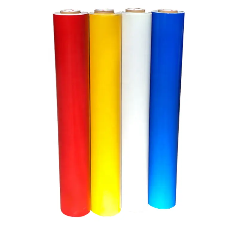 3M 610C PVC Reflexivo Glitter Personalizado Reflexivo Folha Vinil Refletir Civil Grade Reflective Film Material Rolls