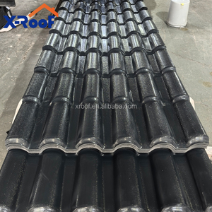 Laminas PVC tổng hợp đất nung mái ngói tấm nhựa resincolonial PVC ngói telha PVC thuộc địa mái ngói Tây Ban Nha - Product Image 3