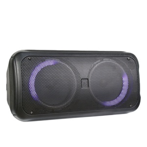 豪华便携式户外DJ蓝牙派对扬声器，带大功率USB/TF/迪斯科灯无线麦克风-新配件DC电源 - Product Image 3