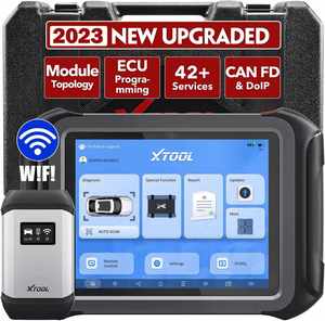 2023 XTOOL D9S Pro Conexión Wifi Auto Car Scanner Topología Mapeo Programación clave 42 Funciones de servicio CAN FD DoIP PK D9 PRO